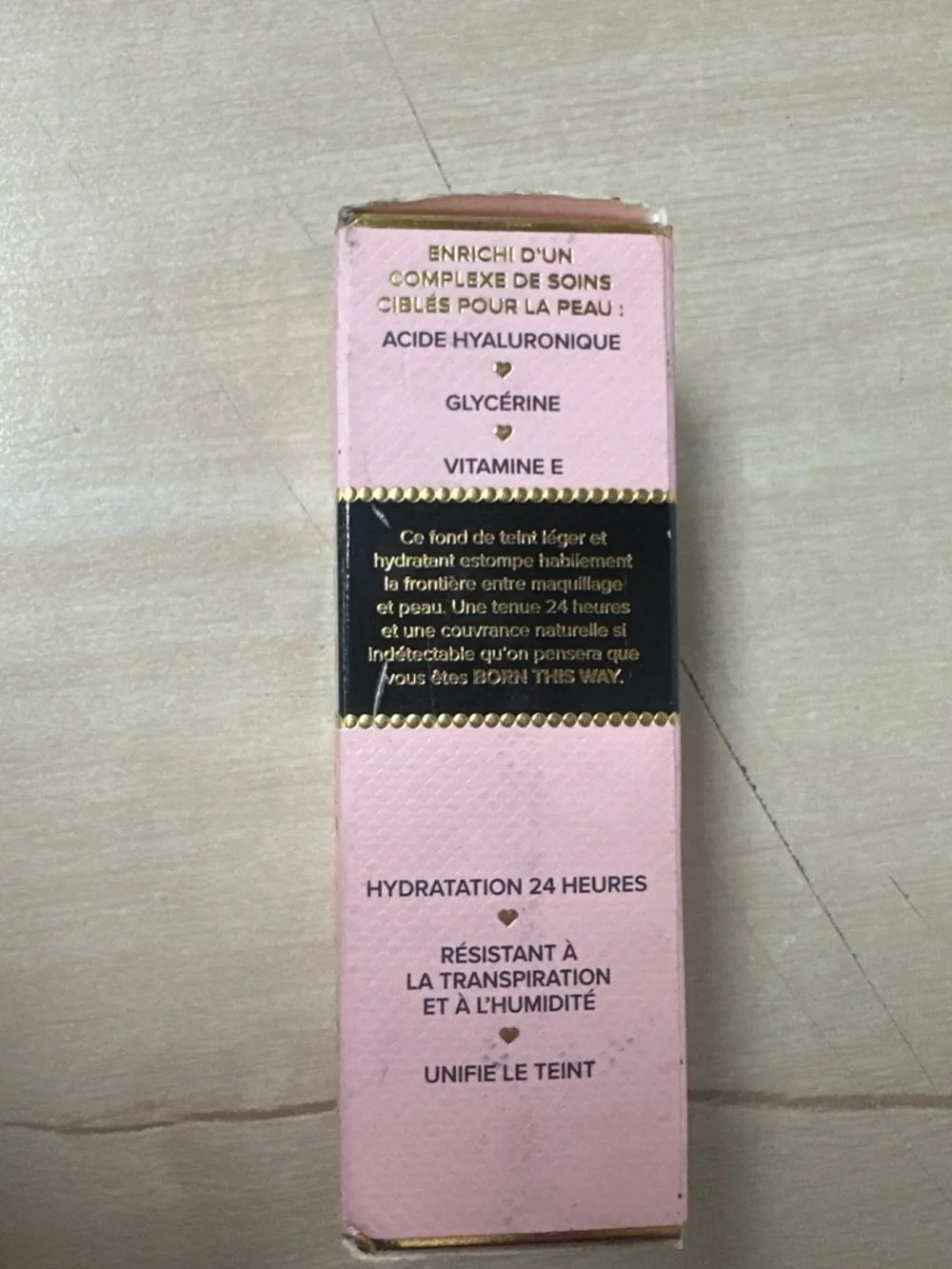 Too Faced Born This Way Foundation - Pink & Gold Accents